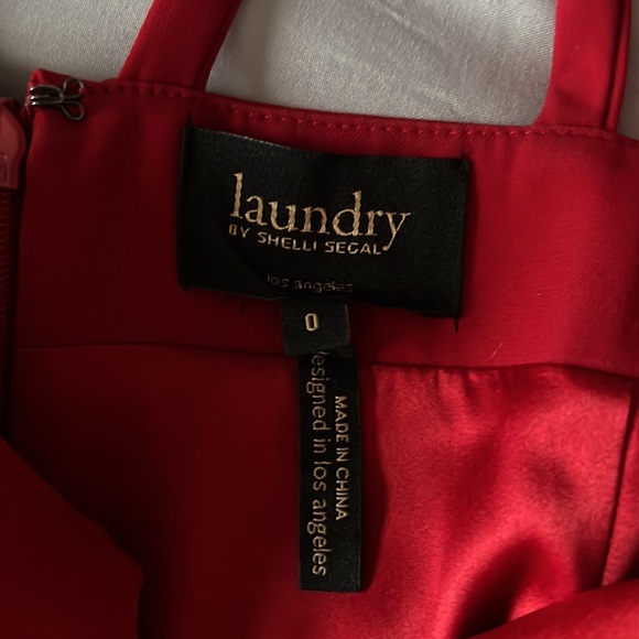 Laundry by Shelli Segal Red Dress, size 0 - Picture 4 of 5